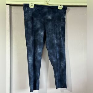 Women’s Champion High Waist Capri Leggings Sz XL Navy